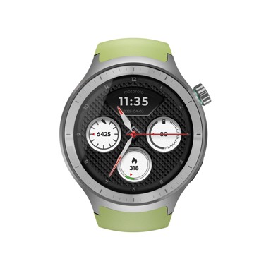 MOTOROLA Pametni sat Moto Watch, 1,43", OLED, 47 mm, GPS, srebrni